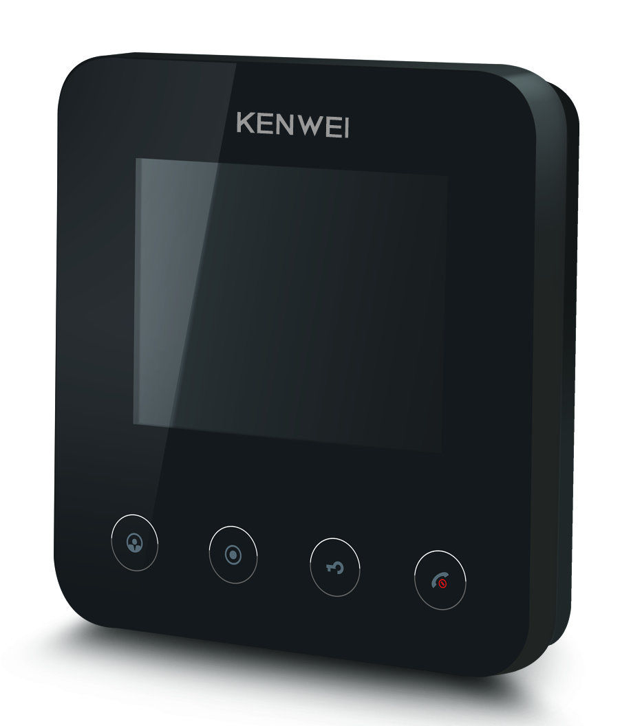 Монитор видеодомофона Kenwei KW E401FC ЧЕРНЫЙ orig_58615