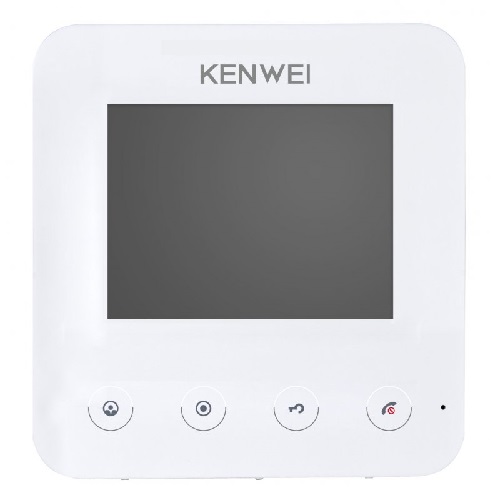 Монитор видеодомофона Kenwei KW E401FC БЕЛЫЙ orig_58927