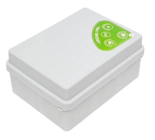 Коробка монтажная Greenel, GE42441, распределительная, 150х110х70мм, 2К, HF, УФ, серая, IP67 orig_69131