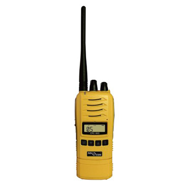 Рация Navcom CPC-303А желтого цвета, нетонущая 300-337 МГц, с клипсой orig_57153