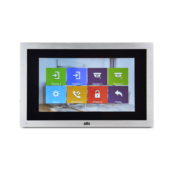 Монитор видеодомофона Atix AD-1050HD S-Black, 10", 310х198х25мм, AC 100-240В, +5°+50°C orig_45329