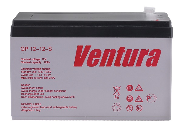 Аккумуляторная батарея Ventura GP 12-12-S, 12В, 12А/ч orig_70180