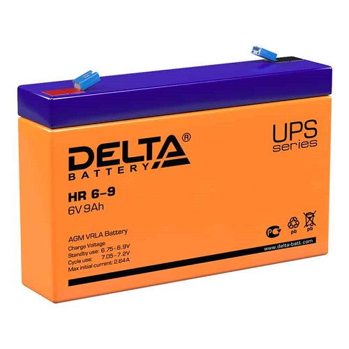 Аккумуляторная батарея Delta HR 6-9 orig_56913