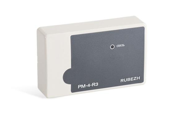 Адресный релейный модуль Рубеж РМ-4-R3, 125х84х37мм, -25°+55°С, IP30 orig_70548