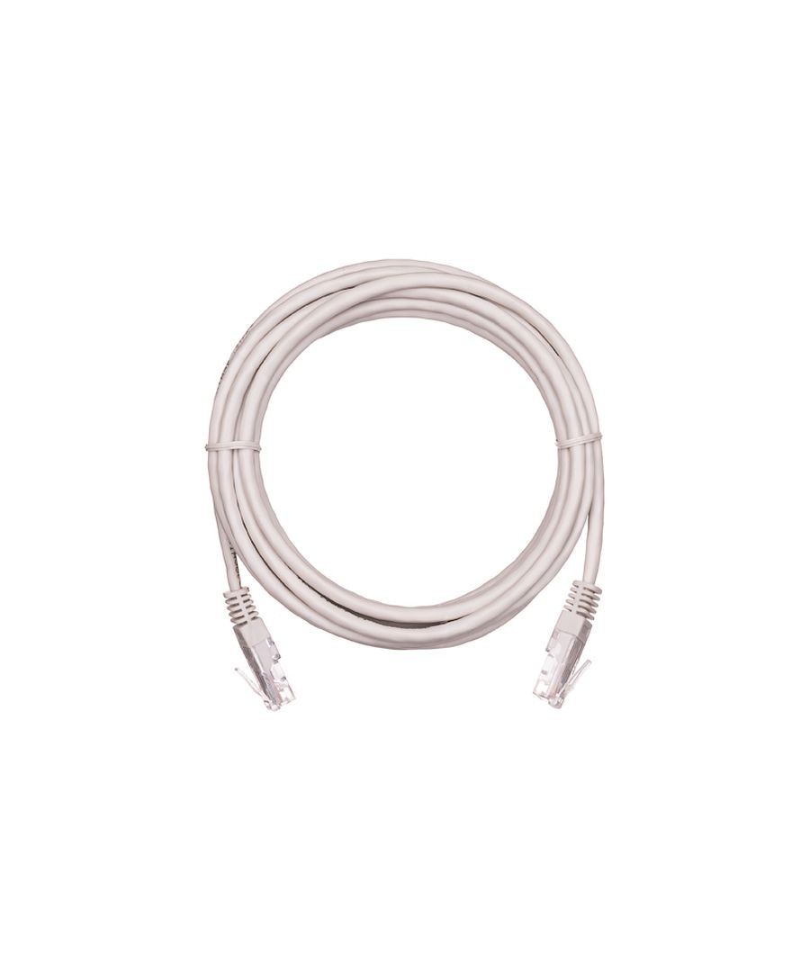 Патч-корд U/UTP NETLAN 4 пары, кат.5e (Класс D), 100МГц, 2хRJ45/8P8C, T568B, заливной, многожильный, медь, PVC, 1м, серый orig_63089