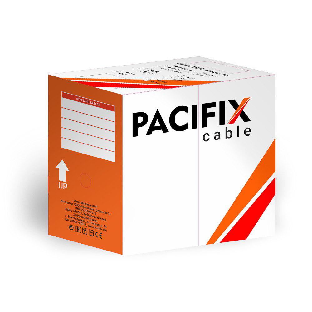 Кабель сетевой UTP CU 4PR CAT.5E PVC Tender Pacifix, 1м orig_60291