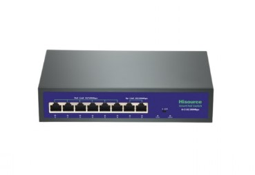PoE коммутатор AI PoE Switch AI-0620FBL-A, 6 POE 10/100Mbps + 2 Uplink 10/100Mbps, защита 6KV, PoE бюджет 78W orig_64795