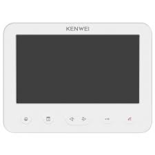 Монитор видеодомофона Kenwei KW-E706C-RA белый COORD orig_62621