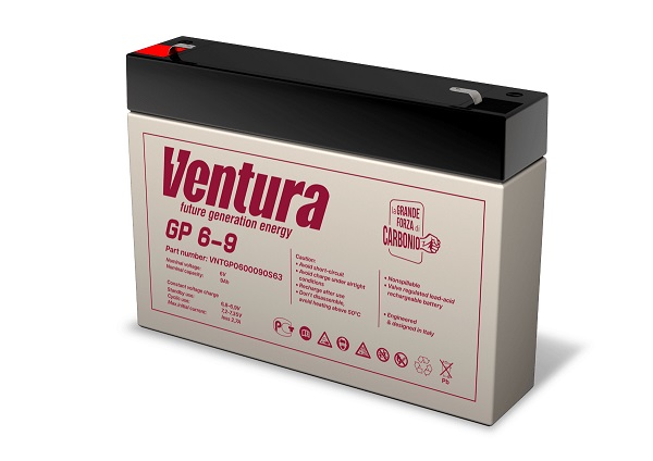 Аккумуляторная батарея Ventura GP 6-9, 6В, 8,7А/ч orig_70096
