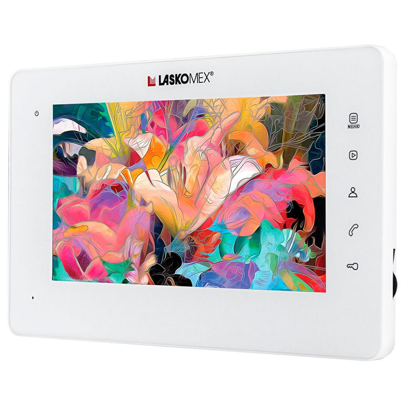 Видеодомофон гибридный "Laskomex PRO" E-1260(Pl/Wt/Wt) orig_45431