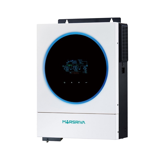 Инвертор солнечный автономный MARSRIVA, MR-SPF6000 TWIN - Ver 4, 6кВт, 230V, RS232/RS485-48В, Двойной выход, Кнопки управления с цветным LCD-дисплеем 4,3" orig_71565