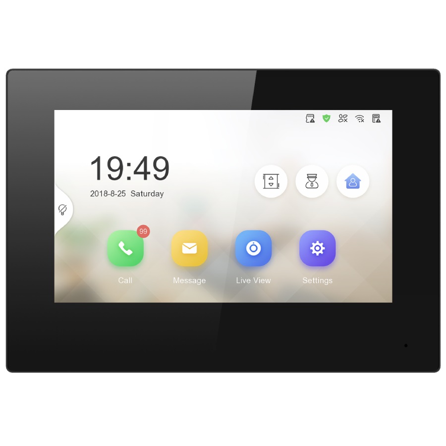 Монитор видеодомофона Atix H ATH-IN-M711F/T, 7", 200х140х24мм, 12В, PoE, -10°+50°C orig_57827
