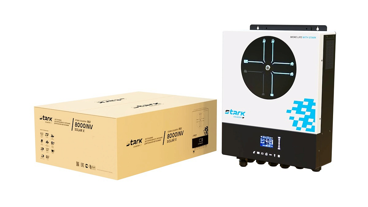 Источник бесперебойного питания Stark Country 8000 INV SOLAR X (8000ВА / 8000Вт) orig_63129