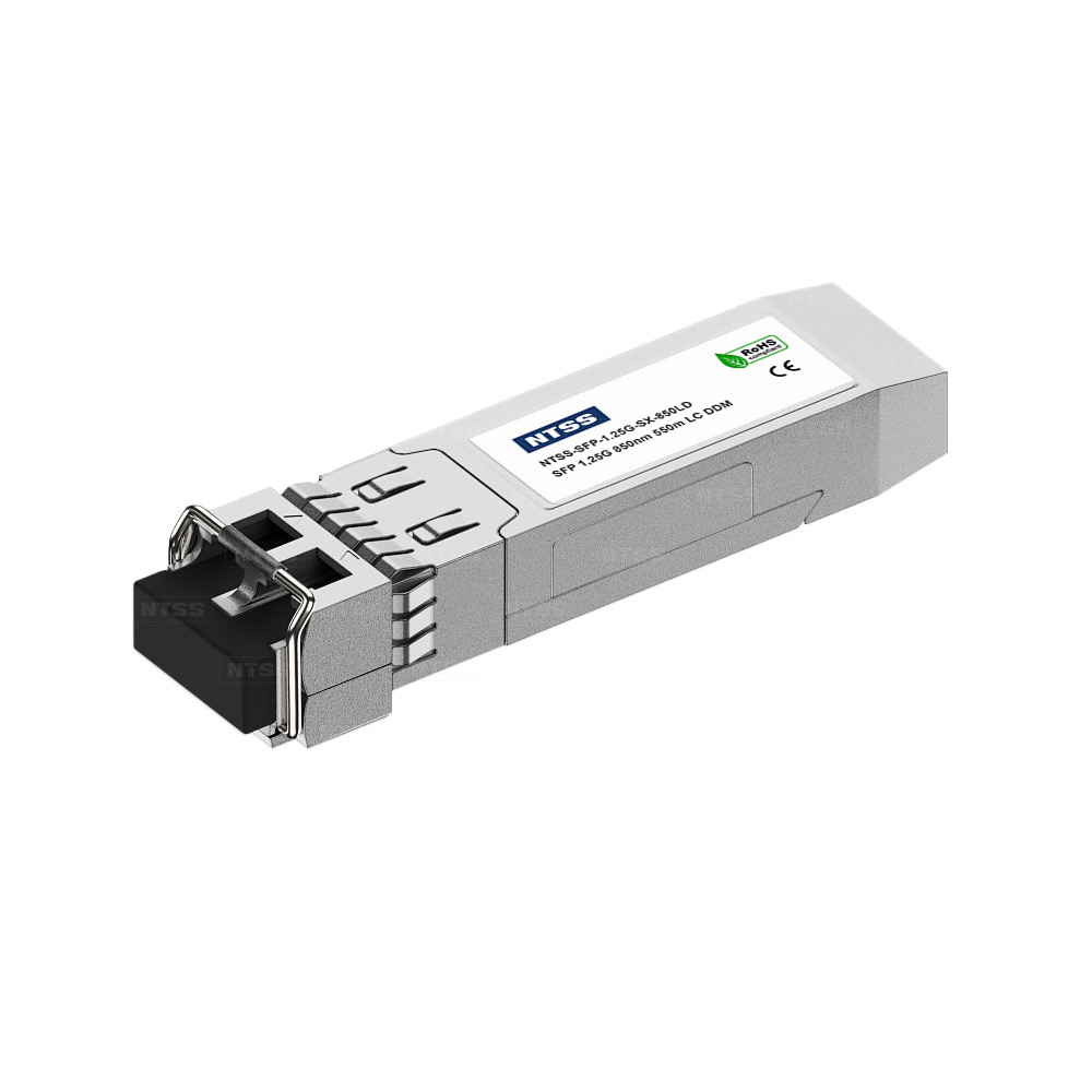 Модуль SFP двухволоконный, 1,25 Гбит/с, разъём duplex LC длина волны 850нм, MM, до 550м, ОБ 8дБ orig_46665