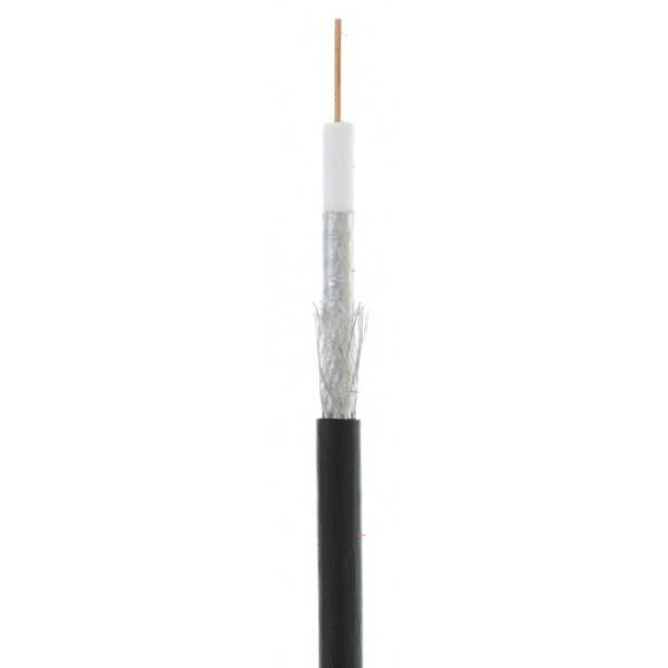 Кабель RG6 (75 Oм), NETLAN коаксиальный, внешний, 1м. orig_60059