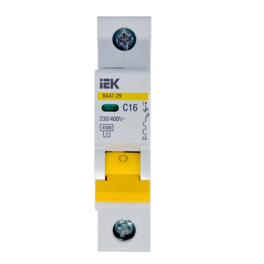 Автоматический выключатель IEK Home ВА47-29 1P C6 А 4.5 кА orig_61951