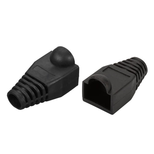 Изолирующий колпачок для RJ45 черный, D-6мм Netko orig_40052