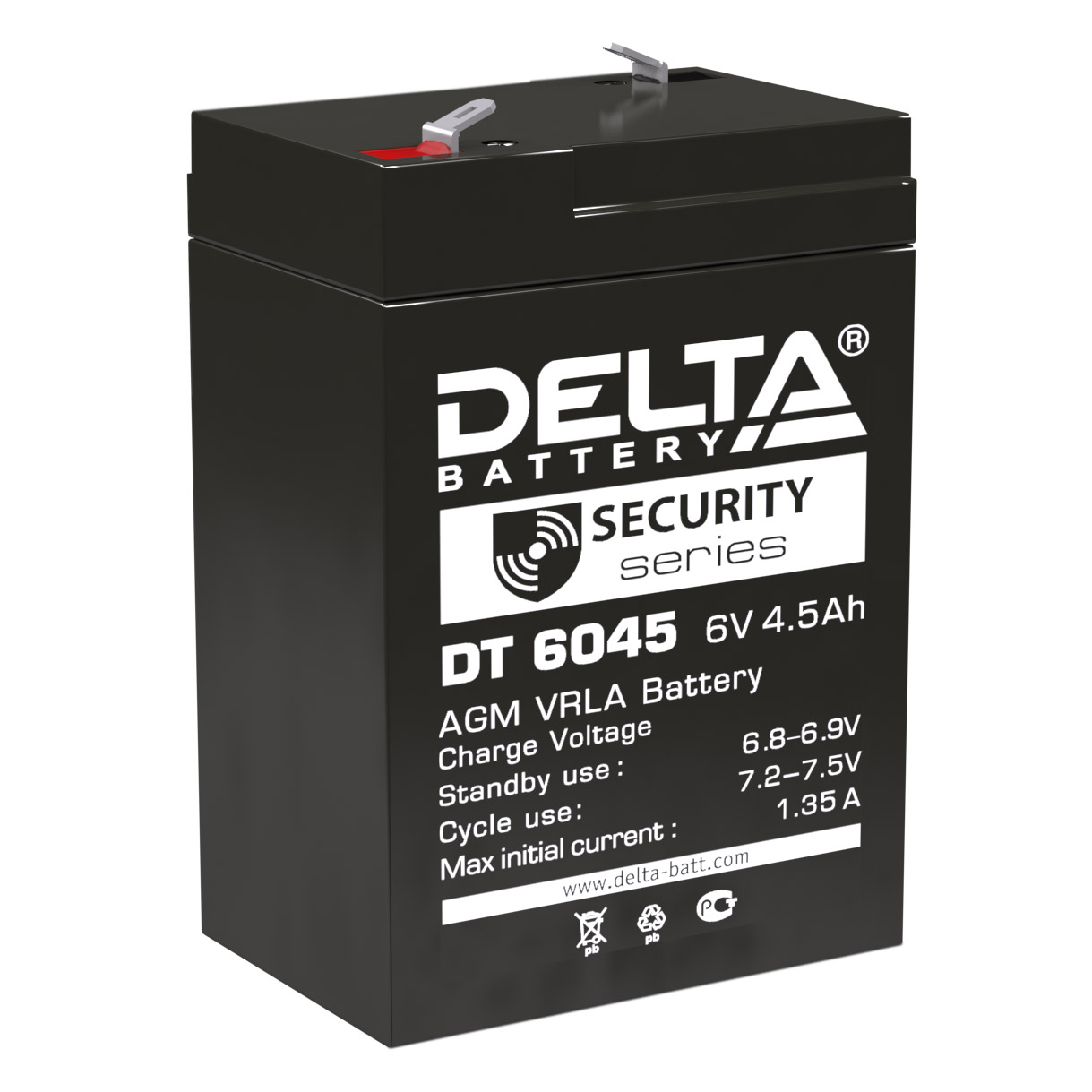 АКБ DT 6045 Delta (6V, 4.5Ah) orig_48749