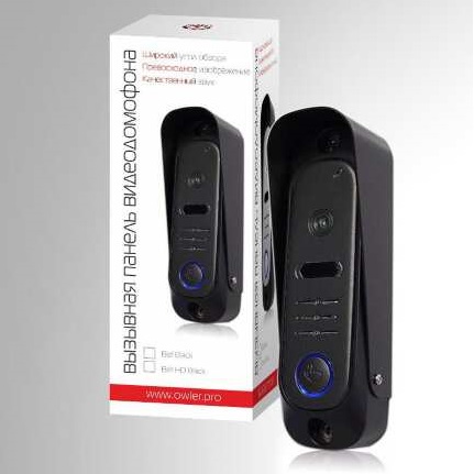 Козырек вызывной панели OwlerBELL HD Black orig_44792