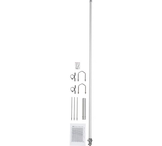 Антенна базовая SIRUS BC-200 , 430-490МГц, стеклопластик, 3*5 / 8, 1700мм, усиление 6.5dB orig_75685