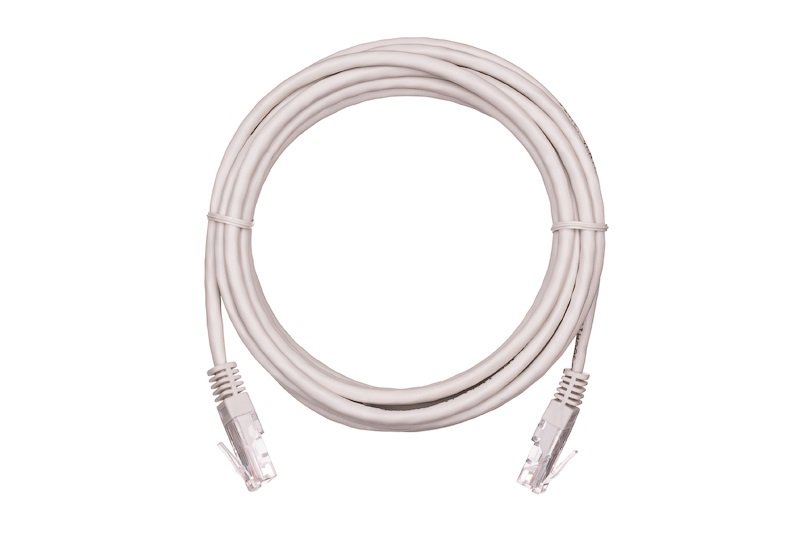Коммутационный шнур NETLAN U/UTP 4 пары, Кат.5е (Класс D), многожильный, BC, PVC нг(B), 0.3м (EC-PC4UD55B-BC-PVC-003-GY-10) orig_63313