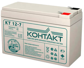 Аккумуляторная батарея Контакт КТ 12-7,2, 12В, 7,2А/ч orig_62765