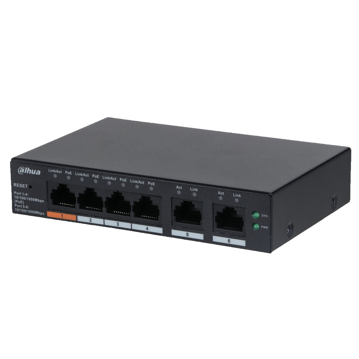 PoE коммутатор Dahua DH-CS4006-4GT-60 orig_46038