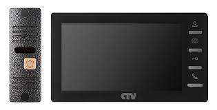Комплект видеодомофона CTV CTV-DP1701S B (CTV-D10 Plus + CTV-M1701 S) orig_57017