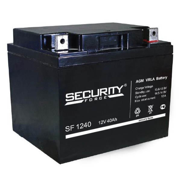Аккумуляторная батарея Security Force SF 1240, 12В, 40А/ч orig_61535