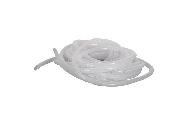 Лента NIKOMAX NMC-SWB06-010-WT-K спиральная 6мм для организации и защиты кабельных пучков 5-25мм, толщина 0,6мм, белая, 10м orig_73257