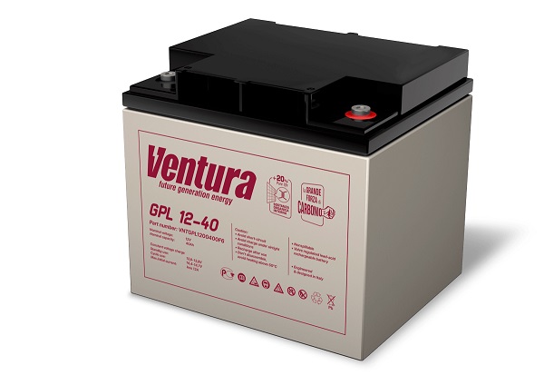 Аккумуляторная батарея Ventura GPL 12-40, 12В, 47А/ч orig_70130