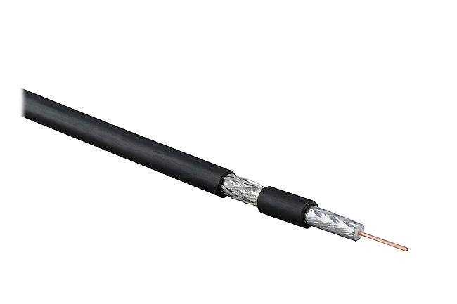 Кабель коаксиальный RG6 внешний (черный) Communication, 1м. orig_59807