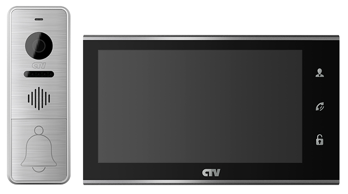 Комплект видеодомофона CTV CTV-DP4705AHD B, (CTV-D400FHD + CTV-M4705AHD) orig_60763