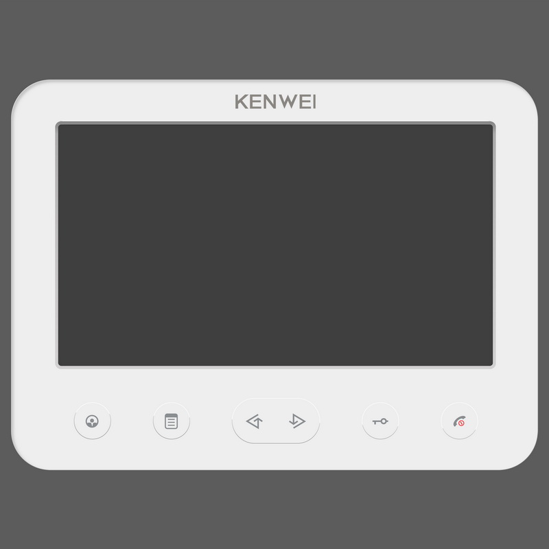 Монитор видеодомофона Kenwei KW-E706FC белый  orig_62627