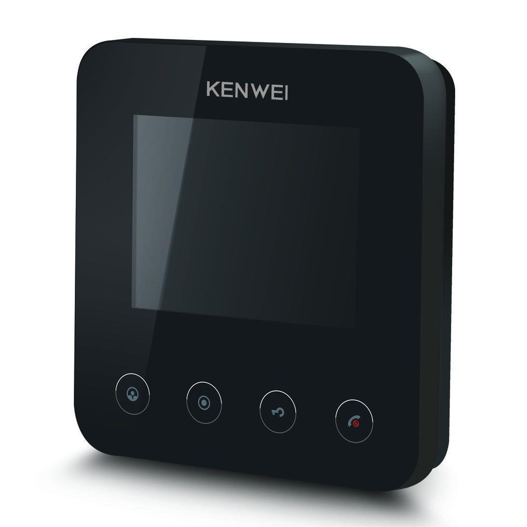 Монитор видеодомофона Kenwei KW E401C ЧЕРНЫЙ orig_45228