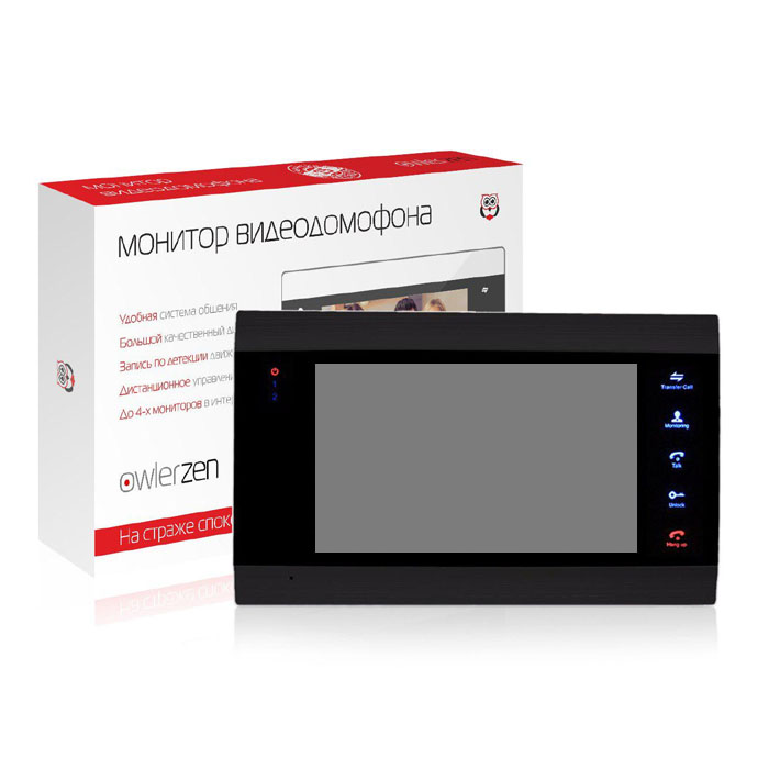 Монитор видеодомофона OwlerZEN Black orig_73149