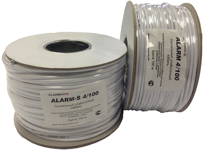 Кабель слаботочный ALARM 2x0,22 для систем сигнализации (100м) orig_67789