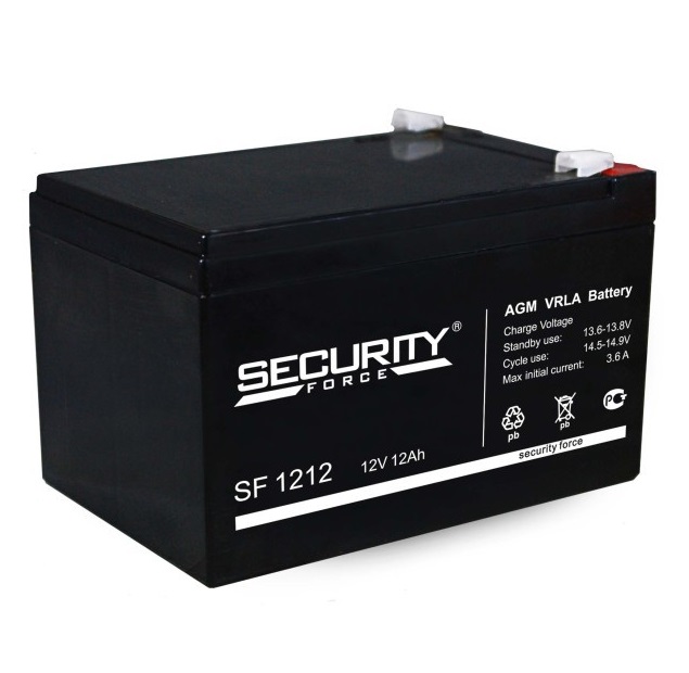 Аккумуляторная батарея Security Force SF 1212, 12В, 12А/ч orig_62887