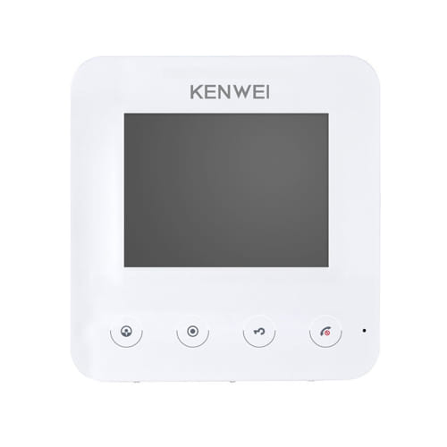 Монитор видеодомофона Kenwei KW E400FC БЕЛЫЙ orig_45420