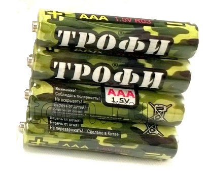 Батарейка ААА мизинчиковая ТРОФИ orig_58071