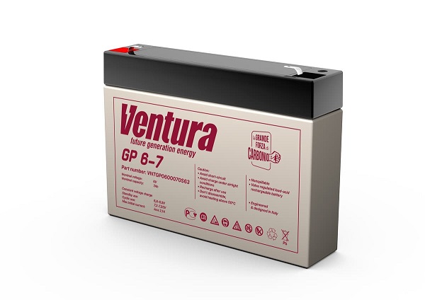 Аккумуляторная батарея Ventura GP 6-7, 6В, 7А/ч orig_70086