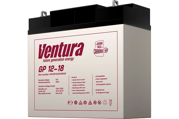 Аккумуляторная батарея Ventura GP 12-18, 12В, 17.2А/ч orig_70108