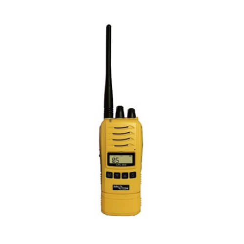 Рация Navcom CPC-303А желтого цвета, нетонущая 300-337 МГц, с клипсой orig_42106