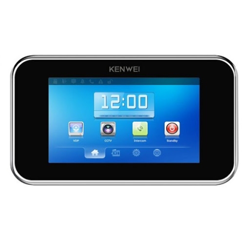 Монитор видеодомофона Kenwei KW-S702TC черный orig_67143