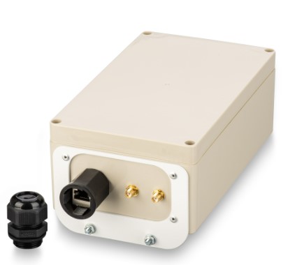 Гермобокс KG-SMAx2 для сетчатой параболической антенны (гермоввод RJ45) (арт 1944) KROKS orig_61591