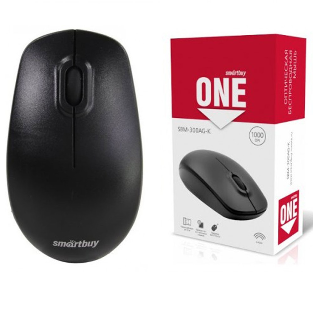 Мышь SmartBuy 300AG беспров, USB черная orig_56899