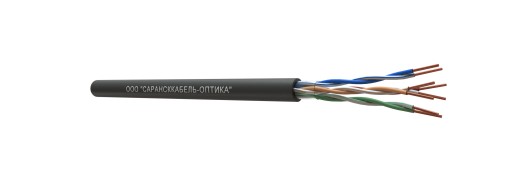 Кабель сетевой витая пара СКО U/UTP Сat 5e PE 4х2 AWG24 Medium Outdoor, 1м (бухта 305м) orig_65487