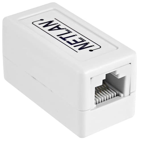 Соединитель кабельный NETLAN RJ45-RJ45 (8P8C), уп-ка 10шт. orig_40125