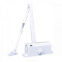 Доводчик дверной Atix DC-603 White, 186х45х70мм, для двери до 60кг, 950мм, -30°+50°С, цвет белый 88_88_43558