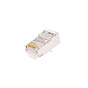 Коннектор NIKOMAX NMC-RJ88RZ50SD1-100, под витую пару, экранированный, категории 5e, универсальные ножи, 8P8C, 100 шт. 88_88_72598